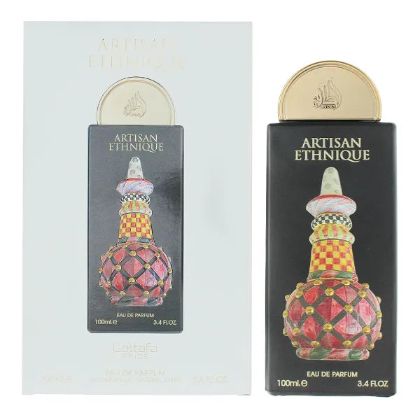 Lattafa Pride Artisan Ethnique Eau de Parfum Spray for Unisex - 3.4 Ounce / 100 ml