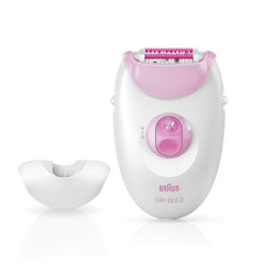Braun Silk-Epil 3 3370 Epilator With 2 Extras (Sensitive Area Cap, Massage Cap)