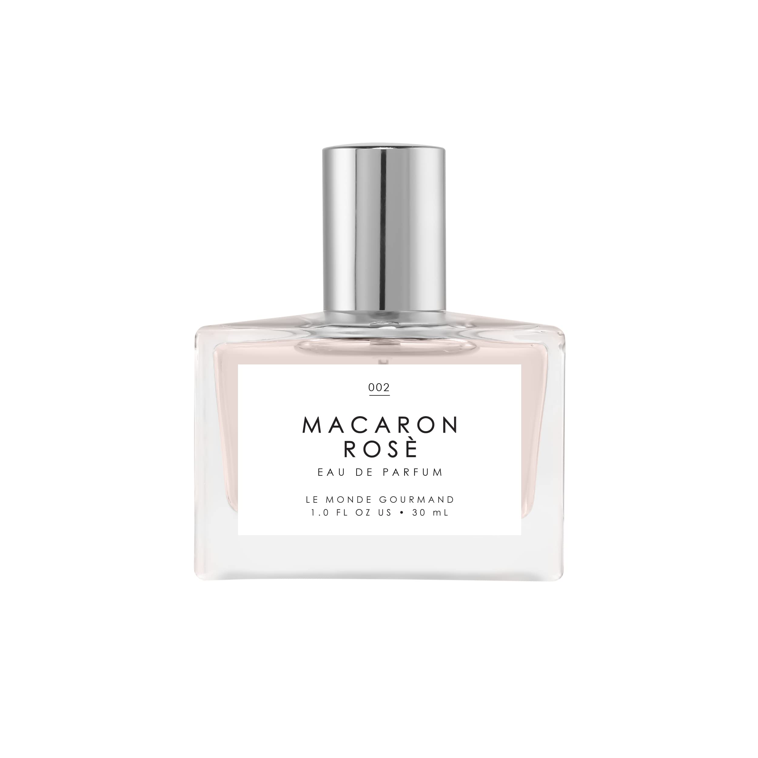 Le Monde Gourmand Macaron Rosé Eau de Parfum - 1 fl oz (30 ml) - Dewey, Floral, Delicate, Rose Floral Fragrance Notes