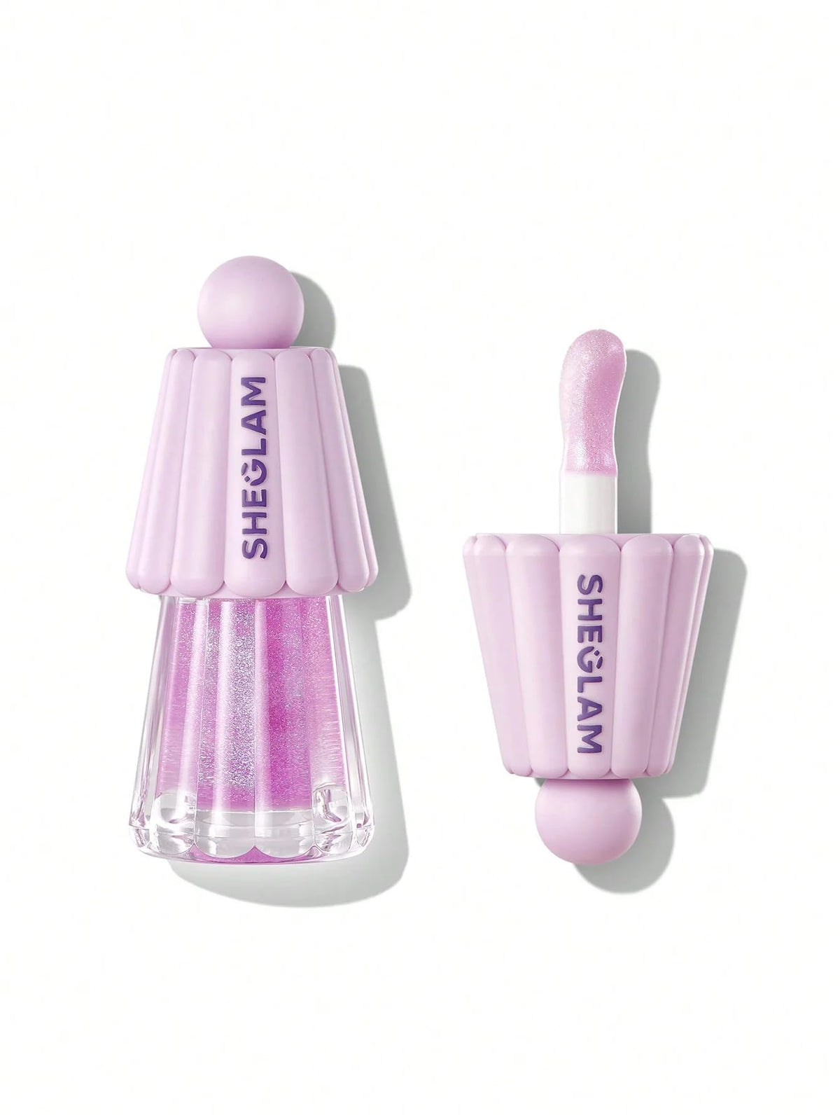 Shiglam Jelly Wow Moisturizing Lip Oil with Nourishing Glitter, Pink (Princess Vibes, 5g)