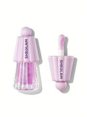 Shiglam Jelly Wow Moisturizing Lip Oil with Nourishing Glitter, Pink (Princess Vibes, 5g)