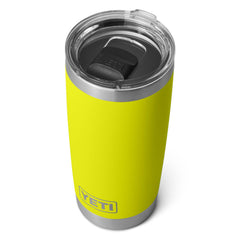 YETI Rambler 20 oz Tumbler, Stainless Steel, Vacuum Insulated with MagSlider Lid - Firefly Yellow