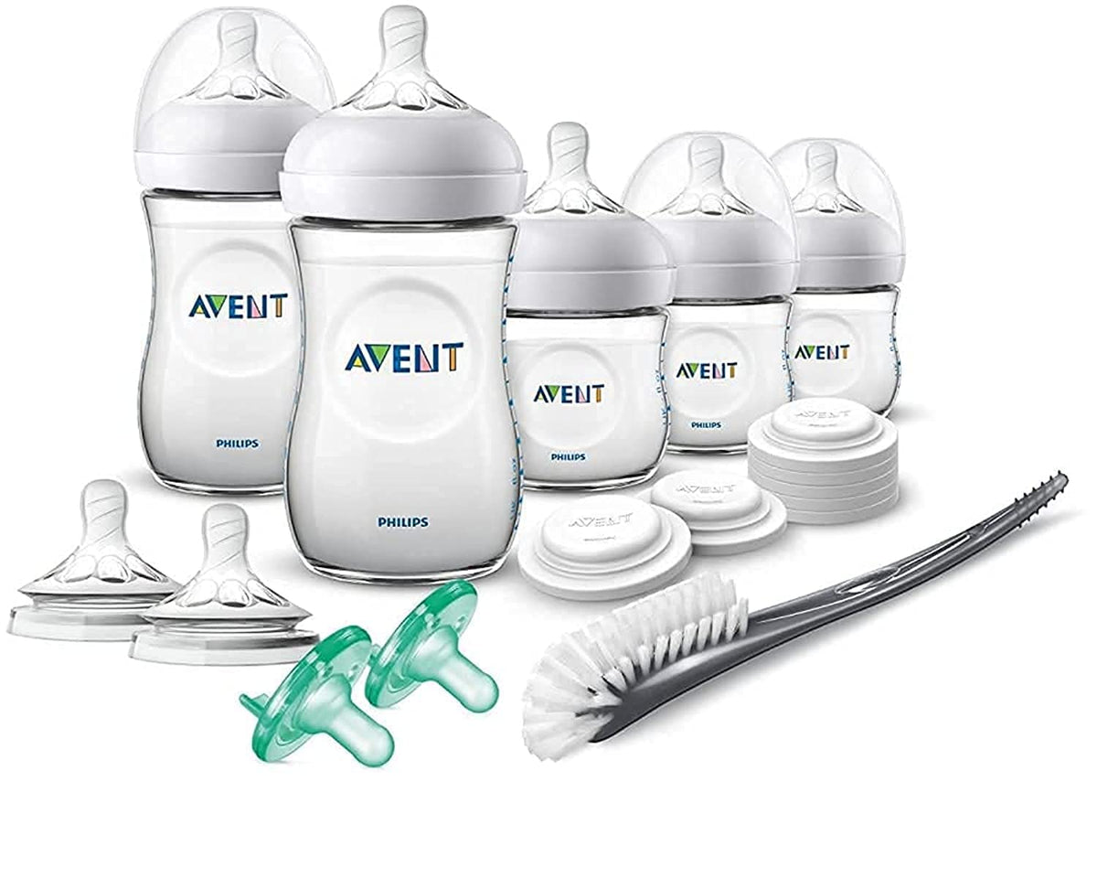 Philips Avent Natural Baby Bottle Newborn Starter Gift Set transparent 075020068835