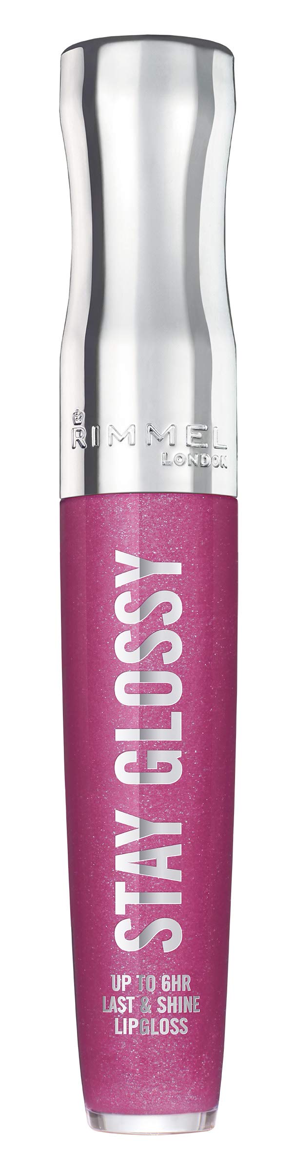 Rimmel Stay Glossy 6-Hour Lip Gloss, Grapevine Groove, 0.18 fl oz (Pack of 1)