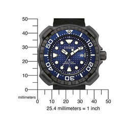 Citizen Men's Analogue Eco-Drive Watch with a Rubber Band Promaster Marine
