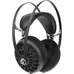 MEZE AUDIO 105 AER Wired Over The Ear Lightweight Audiophile Open Back Headphones 50mm Dynamic Drivers Low Impedance 42 Ohms Cables and Carrying Pouch Included (Black)