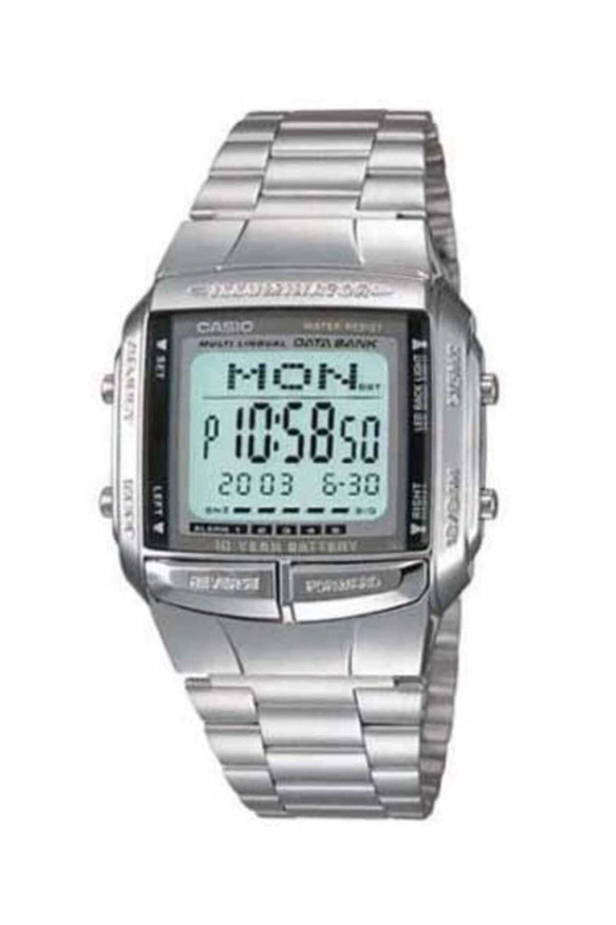 Casio Casual Watch Digital Display Quartz For Men Silver/Grey