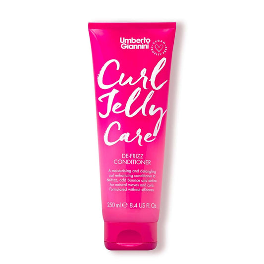 Umberto Giannini Curl Jelly Care, Vegan & Cruelty Free De-Frizz Conditioner for Curly or Wavy Hair - 250 ml