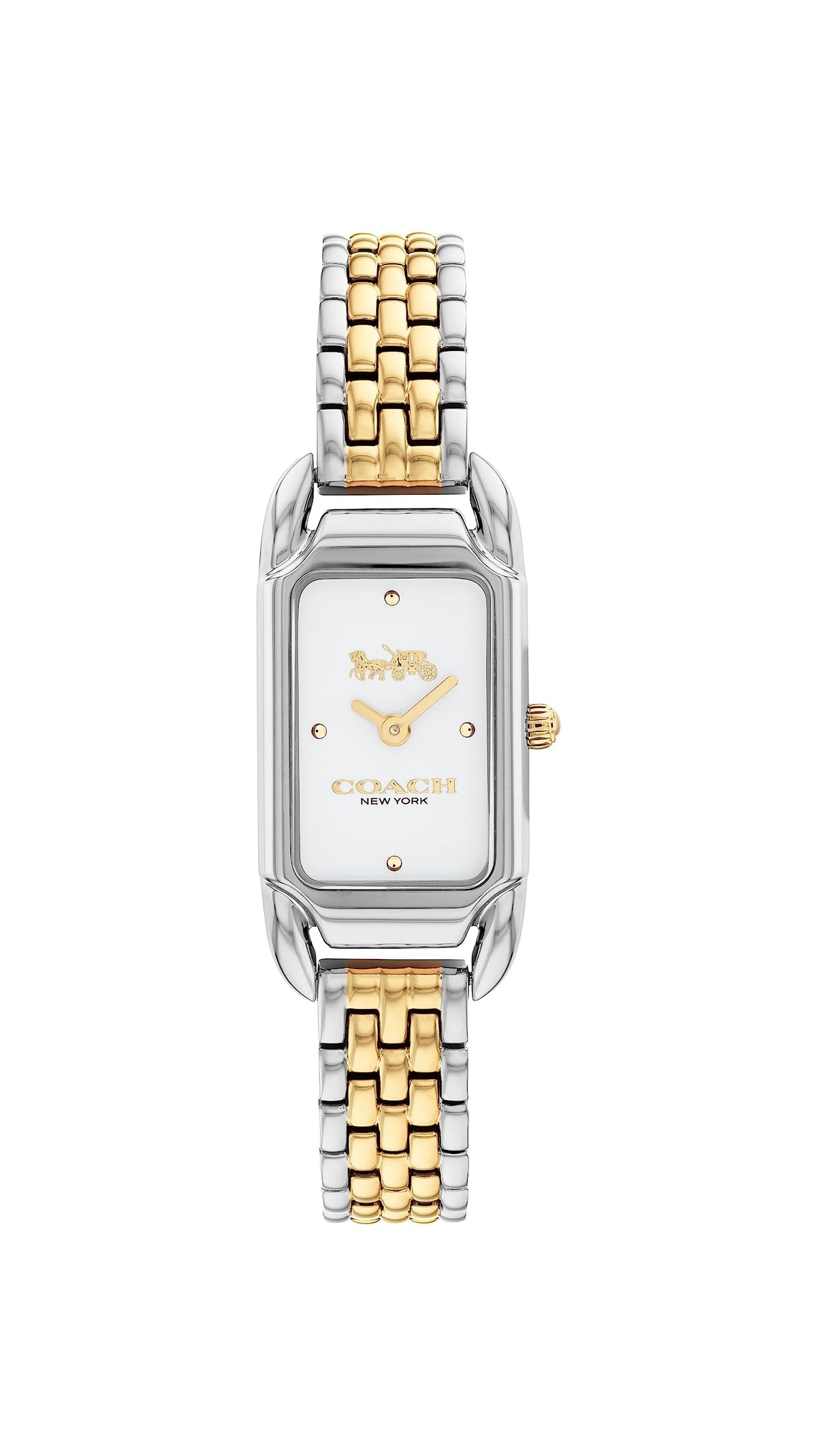 Coach CADIE Women's Watch, Analog-Silver / Gold