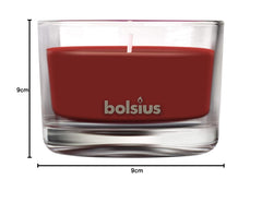 Bolsius Oud Woo Scented Wax Candle, Medium, Brown