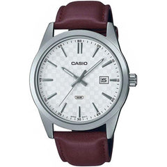 Casio Men's Watch - MTP-VD02B-1EUDF Brown / White