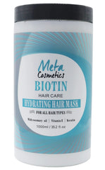 Meta Cosmetics Hydrating Hair Mask 1000ml With Biotin l Deeply Moisturizes Scalp I Hair Treatment Mask