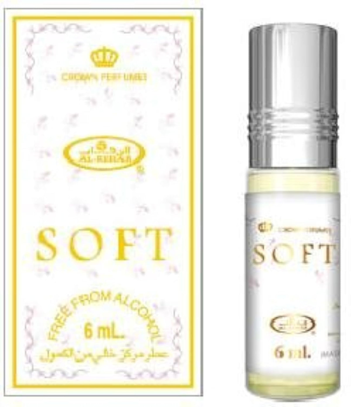 Al-Rehab Soft - 6 ml (0.2 oz) Perfume Oil - 3 packs