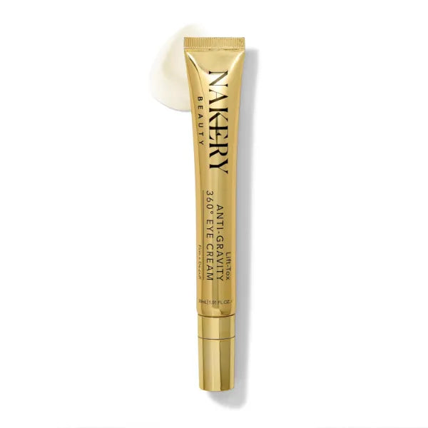 Nakery Lift-Tox Eye Cream for Puffiness and Bags, Lifting Treatment with Hyaluronic Acid, Anti Aging Formula for Women, Depuffing Moisturizer for Wrinkles and Dark Circles - 30Ml