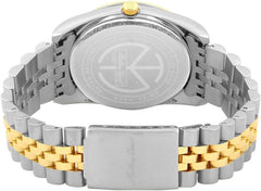Mathey-Tissot Analog Black Dial Men's Watch - Two-Tone