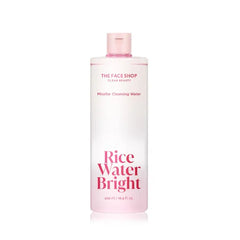 The Face Shop Rice Water Bright Micellar Water, Hydrating Face Cleanser and Makeup Remover, with Rice Active Complex, Gentle for Sensitive Skin, 16.9 fl. Oz