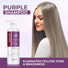 Karseell Purple Shampoo For Blonde Silver Gray Highlighted Hair 500ml