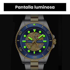 CURREN Men's Bracelet Watch, Analogue, Window with Dateer, Geometric Detail, Metallic Finish and Extendable, Contrast Colours, Dorado, m, bracelet