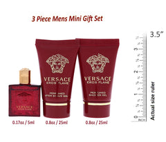 Versace Eros Flame For Men Eau De Parfum, 5 ml+25 ml Sg+25 ml Asb Miniature Set