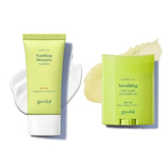 GOODAL Heartleaf Soothing Moisture Sunscreen + Heartleaf Soothing Quick Sliding Sunscreen Stick