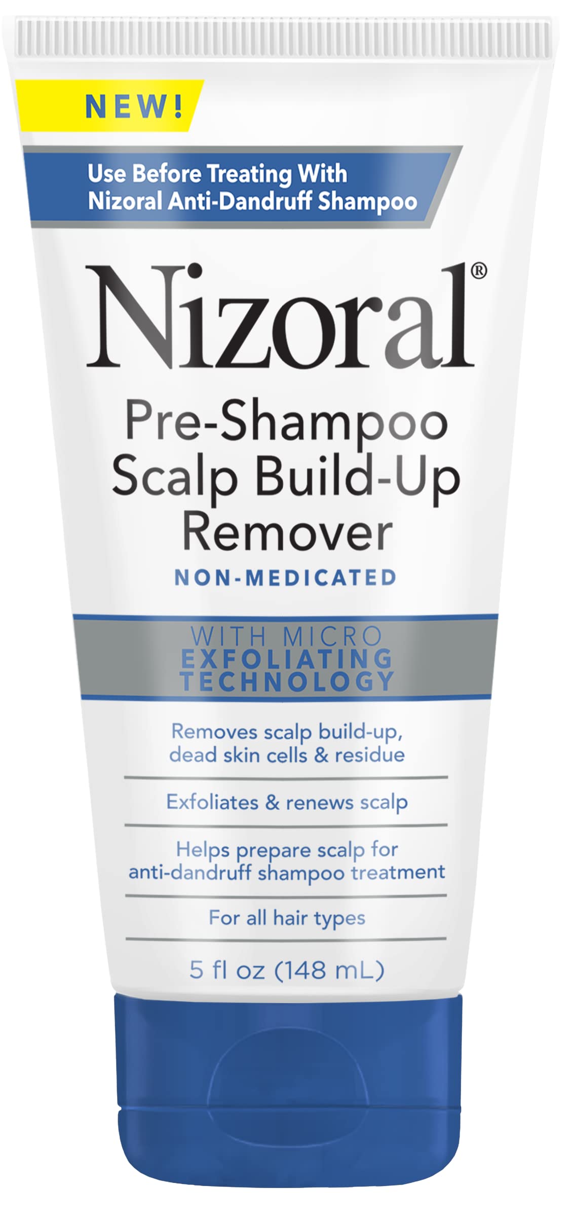 Nizoral Pre-Shampoo Scalp Buildup Remover - Exfoliates, Replenishes, and Prepares for Dandruff Treatment, 5 oz
