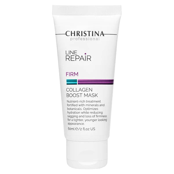 Christina Line Repair Collagen Boost Facial Mask 60ml – Anti-Aging Face Mask with Hyaluronic Acid for Firming, Smoothing & Elasticity – For All Skin Types (2 fl oz)