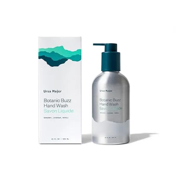 Ursa Major Botanic Buzz Hand Wash Natural Liquid Hand Soap Cleanses, Hydrates, Moisturizes & Soothes Non Toxic 10oz