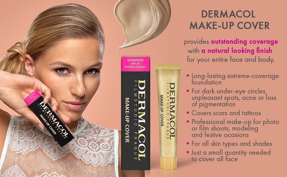 Dermacol Make-up Cover Waterproof Hypoallergenic Foundation (30g)