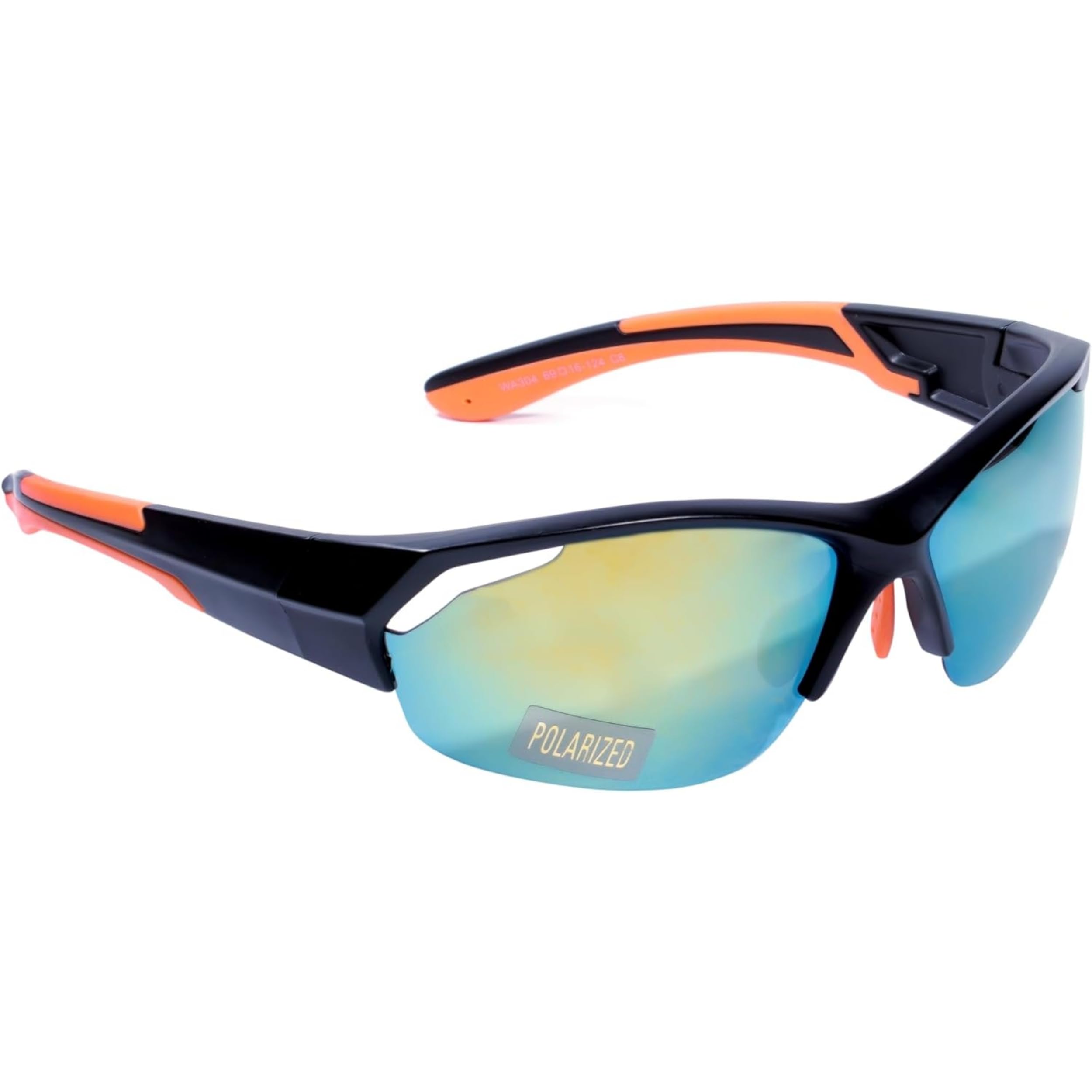 Warrior Sports Polarized Sports Sunglasses, Anti-Fog Lens, for Motorcycling, Men, Women Black