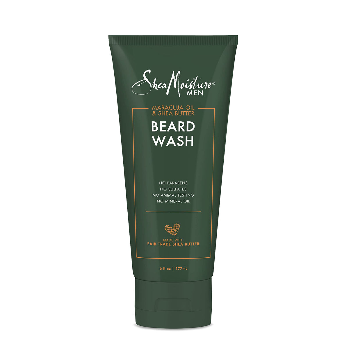 Shea Moisture Beard Wash for a Full Beard Maracuja Oil & Shea Butter to Deep Clean and Refresh Beards 6 oz
