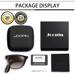 Joopin Folding Sunglasses for Men Women UV400 Protection Easy Carry Foldable Sunglasses for Driving Traveling