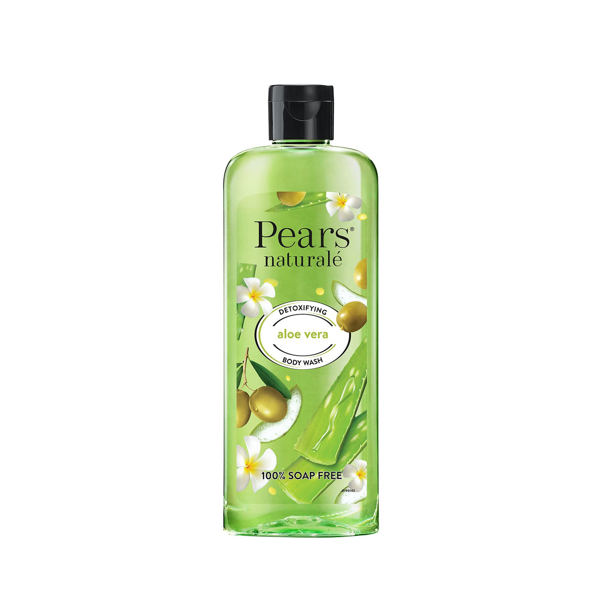 Pears Naturalé Detoxifying Aloe Vera Shower Gel with 100% Natural Aloe Vera & Olive Oil| Paraben-Free & Soap-Free Body Wash With Mild Fragrance| Dermatologically Tested & Eco-Friendly| 250ml