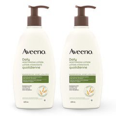 Aveeno active naturals Daily Moisturizing Lotion, moisturizes for 24h, 2 x 600 ml