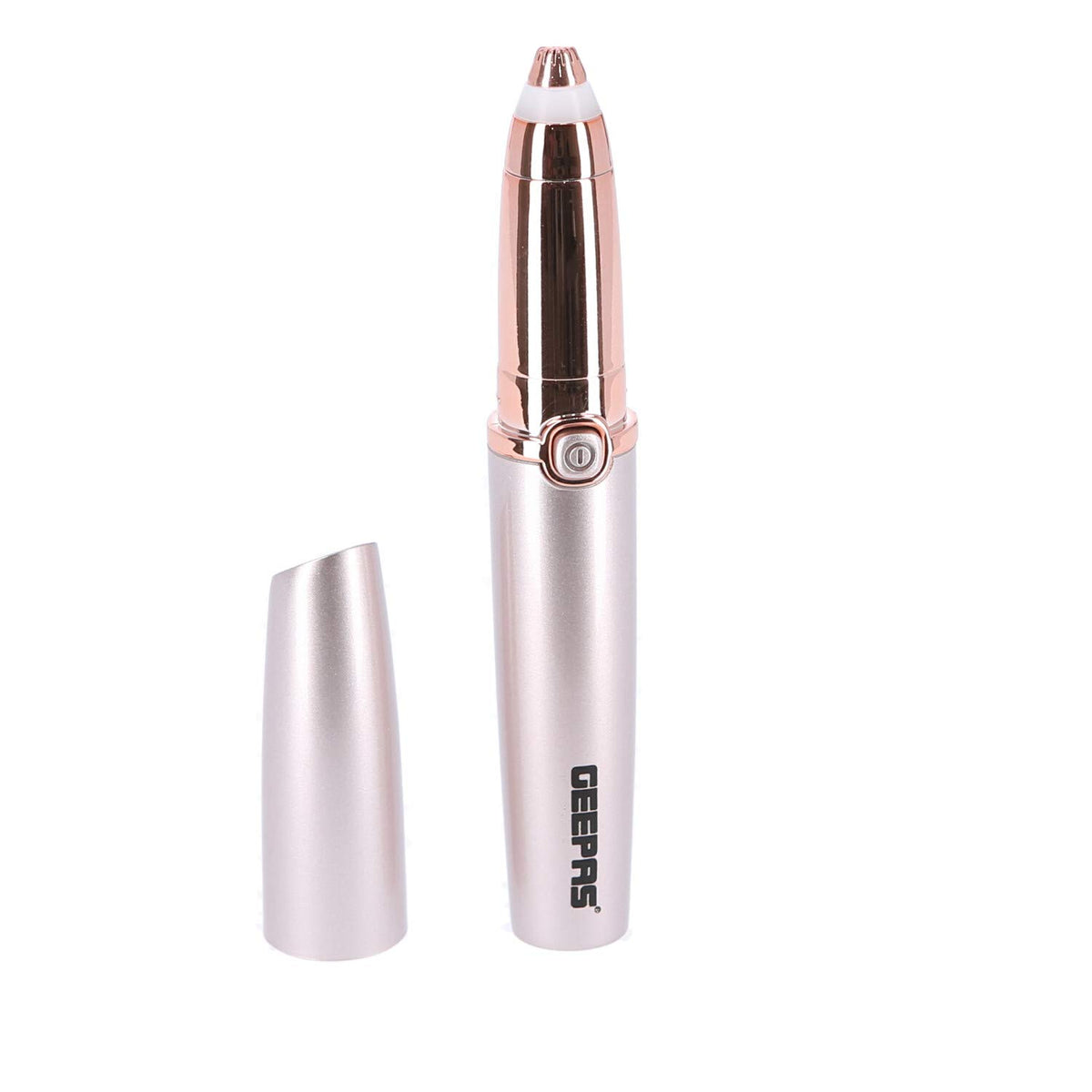 Geepas Eyebrow Trimmer - For Women, Usb Charging Cable, On/Off Switch, Epilator Led Indicator, Remover, Lipstick Design, Sharpness/Safety/Painless