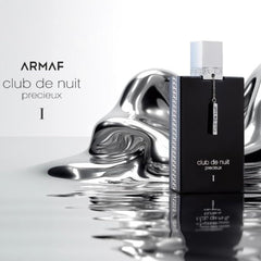 Armaf Club De Nuit Black Precieux 1 Extrait De Parfum 55ml Perfume for Men, Fragrance For Him, Perfumes For Men's