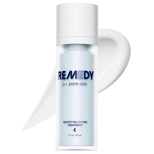 Remedy Science for Pore Size Pore Refining Advanced Serum Large Pore Minimizer with Retinol, BHA Salicylic Acid, Niacinamide for Texture, Pimples, Blackheads by Dermatologist Dr. Shah