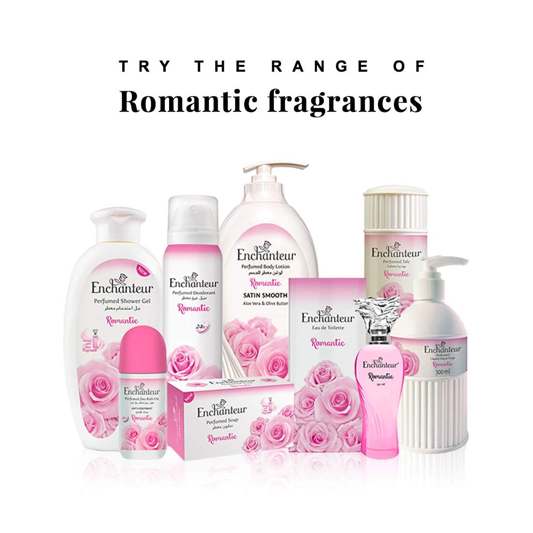 EnchantEUr Romantic Eau De Toilette, Perfume For Women, Long Lasting Fragrance, 100 Ml