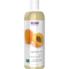 NOW Foods Solutions, Apricot Kernel Oil, Hair Moisturizer, Rejuvenating Skin Oil, Softens Fine Lines, 16 Ounce