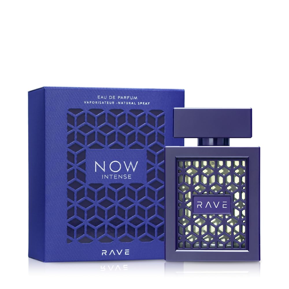 Lattafa Rave Now Intense Eau de Parfum Spray for Men - 3.4 Ounce