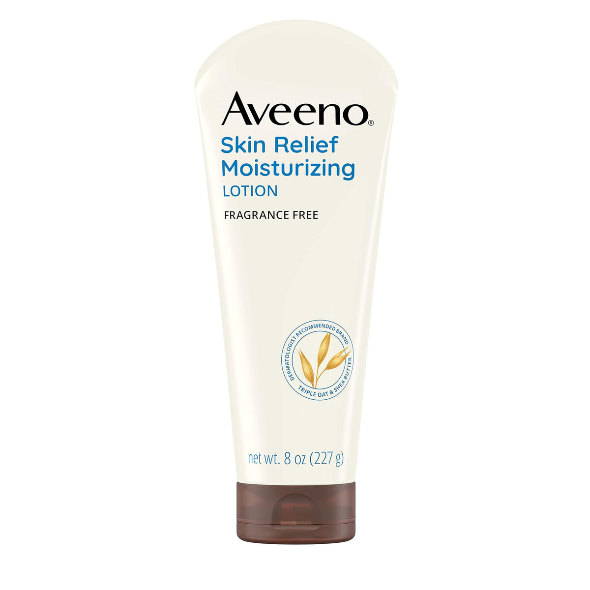 Aveeno Skin Relief 24 Hour Moisturizing Lotion For Sensitive Skin With Natural Shea Butter & Triple Oat Complex, Unscented TherapEUtic Lotion For Extra Dry, Itchy Skin, 8 Fl. Oz, 8 Fl Oz (Pack Of 1)