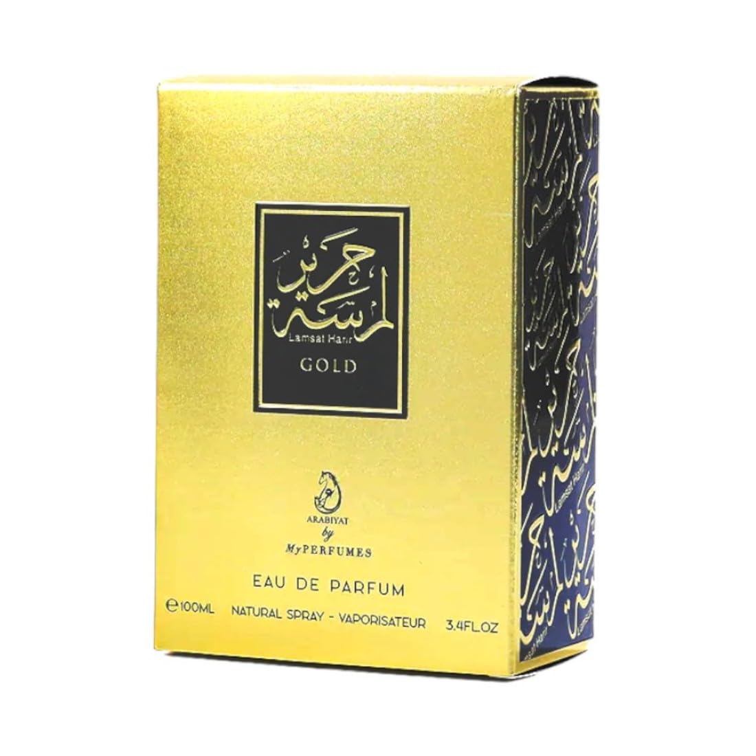 My Perfumes LAMSAT HARIR GOLD from ARABIYAT Eau De Parfum for Men and Women, 100 ml