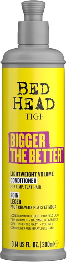 TIGI Bed Head Bigger The Better Hair Volume Conditioner, Ideal For Fine Hair - 300 ml (Pack of 1)