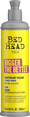 TIGI Bed Head Bigger The Better Hair Volume Conditioner, Ideal For Fine Hair - 300 ml (Pack of 1)