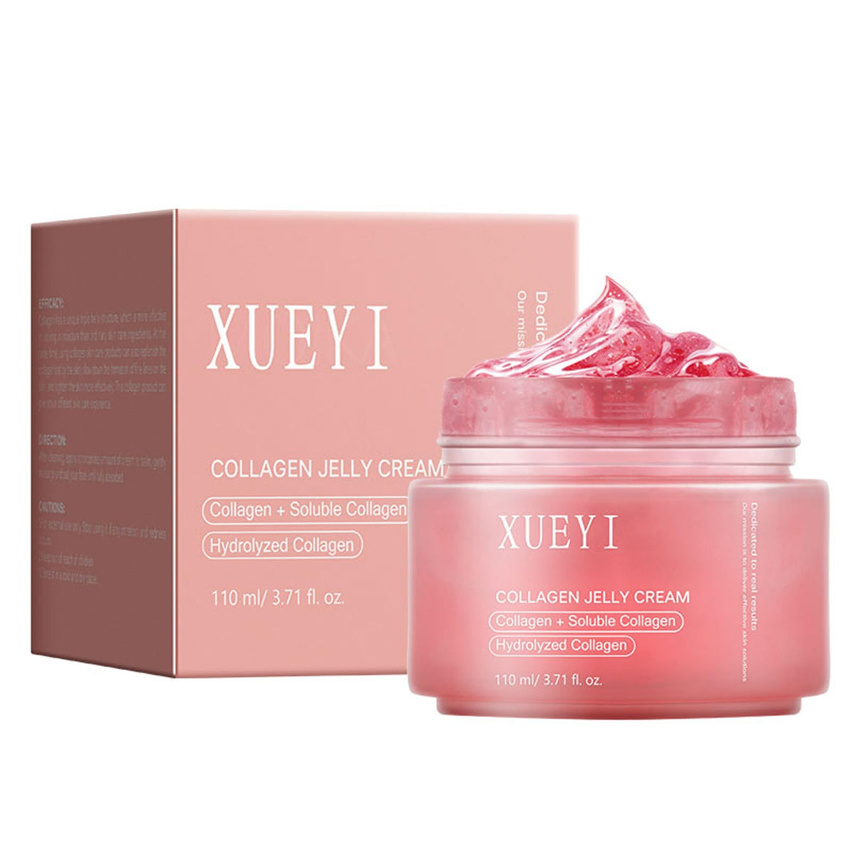 Collagen Jelly Cream – Hydrating Face Gel Moisturizer with Soluble Collagen, Lightweight Nourishing Cream for Smooth and Radiant Skin – 110ml