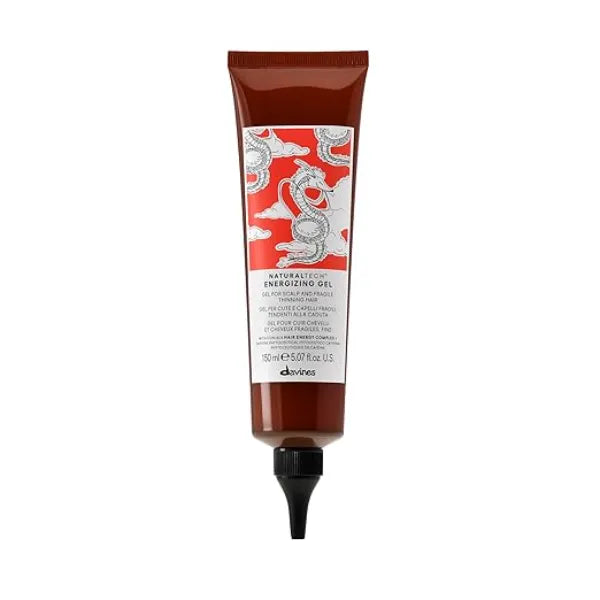Davines Naturaltech Energizing Gel, Stimulating & Fortifying for Thinning Hair & Hair Loss With Caffeine Phytoceuticals Leave-In Treatment for Scalp & Fragile Hair, 5.07 Fl Oz