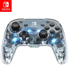 PDP Afterglow Wireless Deluxe Gaming Controller For Nintendo Switch - Transparent