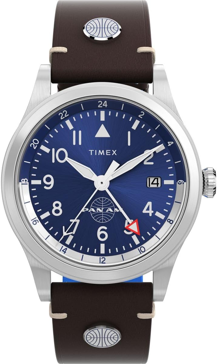 Timex Men's Analogue Quartz Watch with Leather Strap TW2W97300