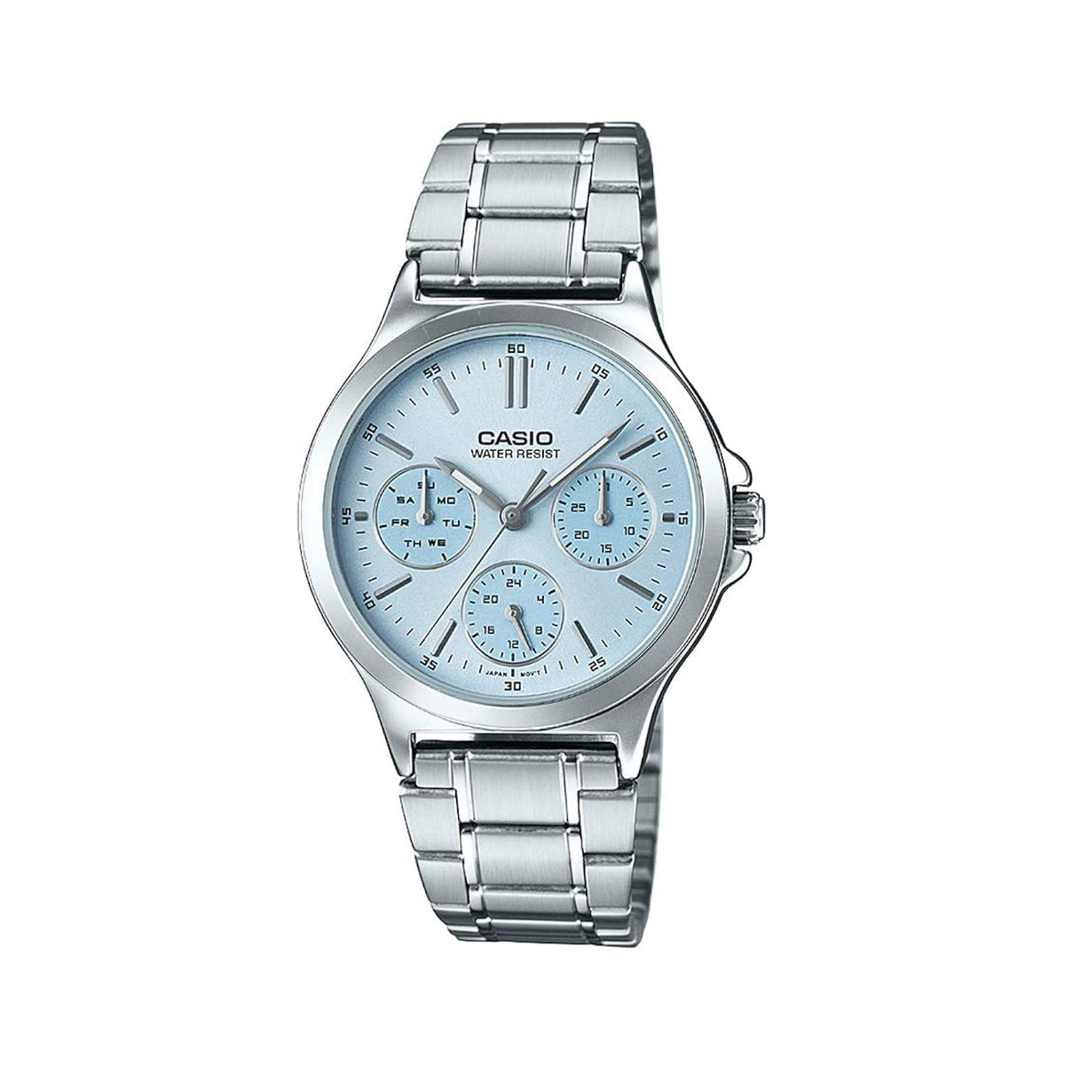 Casio Watch Silver/Light Blue