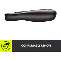 Logitech R400 Wireless Laser Presentation Remote - Black