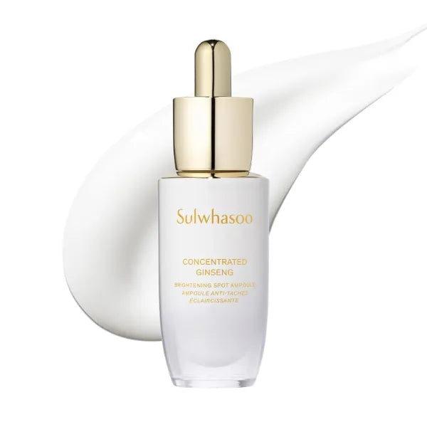 Sulwhasoo Concentrated Ginseng Renewing Brightening Ampoule- Korean Skincare, Brightening & Visibly Firming, Improves the Look of Dark Spots, Niacinamide - 0.67 fl. oz